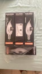 7 Kaarslampjes (15 watt) kleine fitting NIEUW, Ophalen of Verzenden, Zo goed als nieuw, E14 (klein)