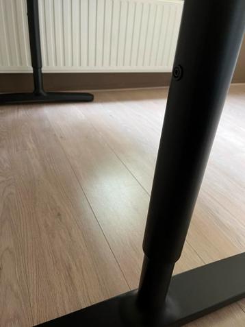 IKEA bureau BEKANT 160 x 80 cm met ander blad - afbeelding 4