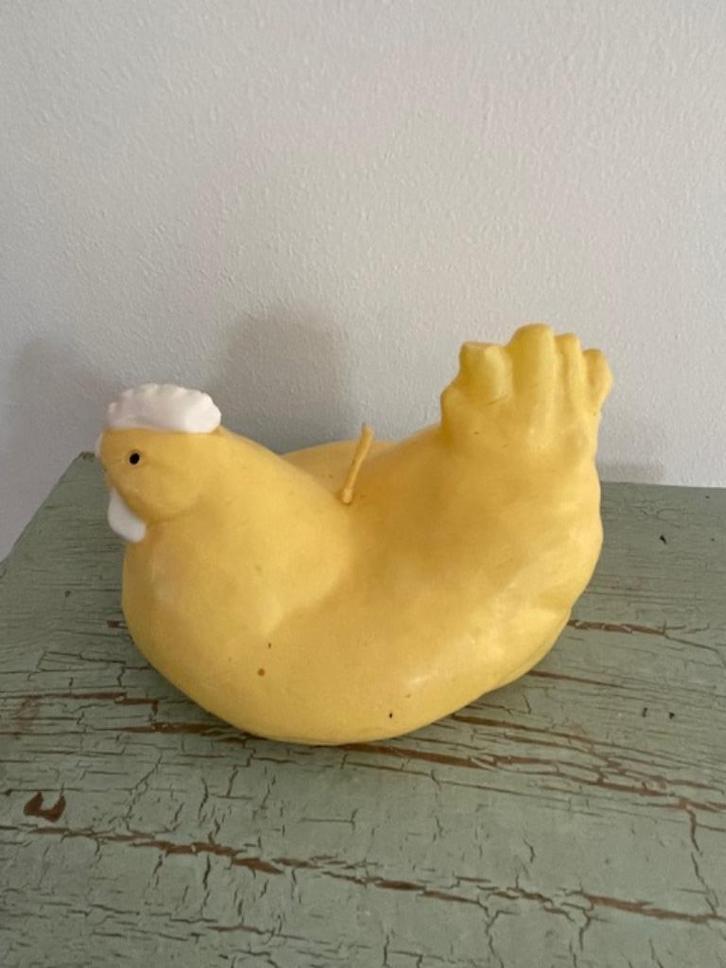 Grote kaars kip geel. Kaars Pasen gele kip., Huis en Inrichting, Woonaccessoires | Kandelaars en Kaarsen, Nieuw, Kaars, Minder dan 25 cm