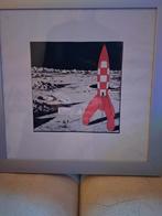 KUIFJE naar de maan, 35x35 cm, € Bieden,-ZIE MIJN OV ADV.OOK, Ophalen of Verzenden