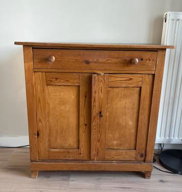 Sideboard / kabinet / antieke kast licht grenen - 80/80/41cm beschikbaar voor biedingen