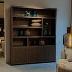 Japandi vakkenkast walnoot 180cm luxury fineer, Huis en Inrichting, Ophalen, Nieuw, 50 tot 100 cm, 150 tot 200 cm