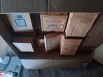 Houten sigaren kistjes en blikjes, Verzamelen, Rookartikelen, Aanstekers en Luciferdoosjes, Ophalen, Gebruikt, Tabaksdoos of Verpakking