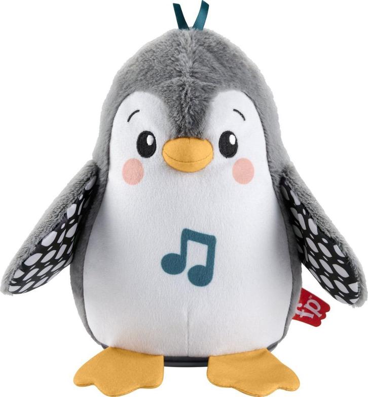 Fisher-Price Flap & Wobble Penguin - 20 cm hoog, Kinderen en Baby's, Speelgoed | Knuffels en Pluche, Nieuw, Overige typen, Ophalen of Verzenden