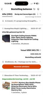 Sterrenhemel Plafond Compleet - 6x6m, 60 Panelen, 60 watt of meer, Overige typen, Nieuw, Overige fittingen