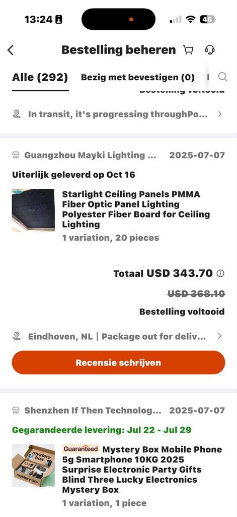 Sterrenhemel Plafond Compleet - 6x6m, 60 Panelen, Huis en Inrichting, Lampen | Losse lampen, Nieuw, Overige typen, 60 watt of meer