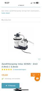 Zwembadfilter + filterglas, Ophalen of Verzenden, Zo goed als nieuw