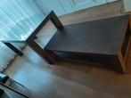 Sanders wonen eettafel en salontafel incl glasplaat, Huis en Inrichting, Tafels | Salontafels, Ophalen, Gebruikt, 50 tot 100 cm