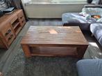 Salontafel teak, Huis en Inrichting, Ophalen, Gebruikt, 100 tot 150 cm, Teakhout