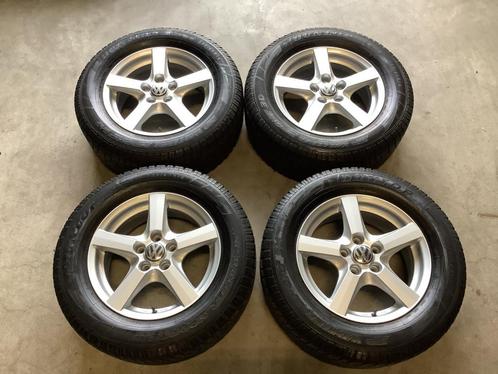 Volkswagen Tiguan 16 inch velgen met Dunlop Winterbanden, Auto-onderdelen, Banden en Velgen, Banden en Velgen, Winterbanden, 16 inch