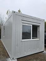 Kantoorunit, Bouw-schaftkeet, Woonunit, Directiekeet. 9 x 3, Doe-het-zelf en Verbouw, Bouwketen en Schaftketen, Ophalen, Gebruikt