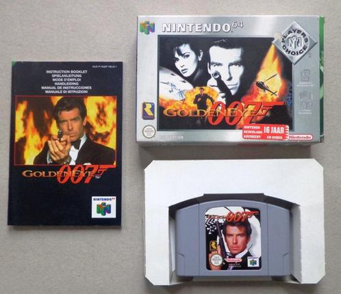 James Bond Golden Eye voor de Nintendo 64 Compleet, Spelcomputers en Games, Games | Nintendo 64, Niet werkend, Ophalen of Verzenden