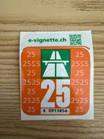 1x Zwitserland vignet te koop met aankoopbon, Tickets en Kaartjes, Drie personen of meer
