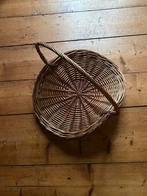 Rieten Lectuurmand /  Bloemenmand Nieuw Ophalen.., Ophalen, Mand, Rond, Nieuw