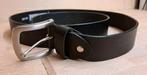 Lederen riem - zwart - Pioneer - NIEUW, Nieuw, Ophalen of Verzenden, 115 cm of meer, Riem of Ceintuur