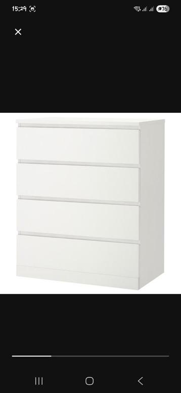 IKEA Malm Ladekast - Wit - afbeelding 1