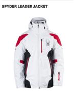 Spyder Leader skijas wit rood zwart XL 54 ski jas, Maat 56/58 (XL), Ophalen of Verzenden, Zo goed als nieuw, Spyder