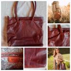 Zgan manfield cognac leren shopper tas, Sieraden, Tassen en Uiterlijk, Tassen | Damestassen, Ophalen of Verzenden, Zo goed als nieuw