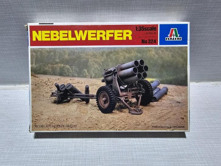 Italeri Nebelwerfer modelbouwkanon, Hobby en Vrije tijd, Modelbouw | Auto's en Voertuigen, Zo goed als nieuw, Overige typen, Groter dan 1:32