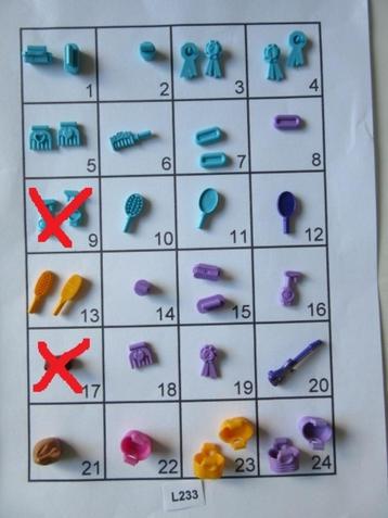L233 LEGO MINIFIG ACCESSOIRES FRIENDS BORSTEL MAND SPUITFLES beschikbaar voor biedingen