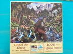 Sunsout puzzel bigfoot king of the forest, Ophalen of Verzenden, 500 t/m 1500 stukjes, Zo goed als nieuw, Legpuzzel