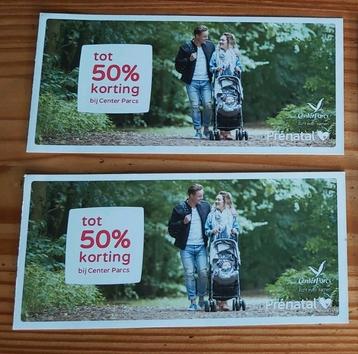 CENTERPARCS KORTINGSBONNEN,  nog 1 code ! beschikbaar voor biedingen