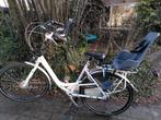 Gazelle Bloom moederfiets met stoeltjes voor en achter, Ophalen, 2 zitjes, Versnellingen, Gazelle