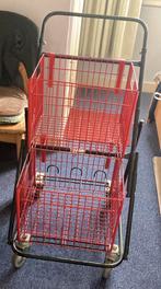 Stevige boodschappenwagen, Ophalen, Zo goed als nieuw, 30 cm of meer, Wieltjes