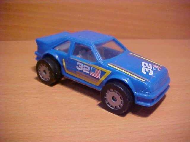 Remco - Ford Mustang 1987 [blauw] 1/40, Ophalen of Verzenden, Gebruikt, Auto