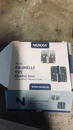 Rvs schanieren smal rechtse 8 x, Ophalen, Zo goed als nieuw, Rvs, Klink of Kruk