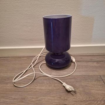 Vintage Ikea Lykta lamp paars nachtlamp tafellamp beschikbaar voor biedingen