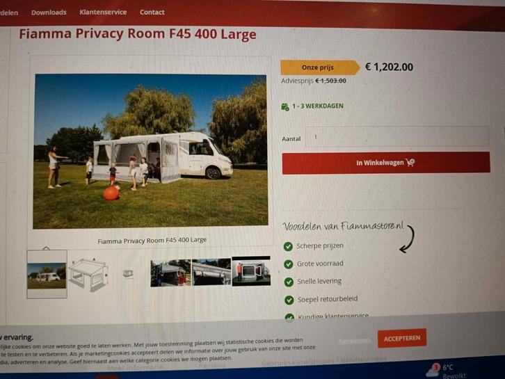 Caravan Luifel Tent - Nieuw!, Caravans en Kamperen, Voortenten en Luifels, Nieuw, Ophalen of Verzenden