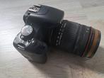Canon 450D compleet met lenzen lader tas en batterij grip, Spiegelreflex, Canon, Ophalen of Verzenden, Zo goed als nieuw