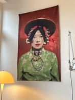 Wandkleed gobelin geweven Tibetan Girl by Steve McCurry, Ophalen, 75 cm of meer, 50 tot 75 cm, Print