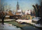 David Schulman, Winters tafereel. Wie kent de locatie???, Ophalen of Verzenden