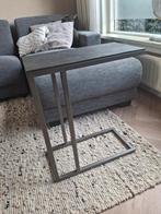 Bijzettafel banktafel laptoptafel, Huis en Inrichting, Tafels | Bijzettafels, Ophalen, Minder dan 55 cm, Gebruikt, Metaal of Aluminium
