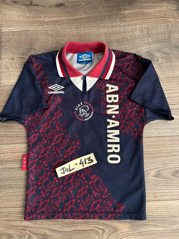Origineel ajax shirt TDK Umbro 94/95  afca Fside CL xxx 34, Verzamelen, Sportartikelen en Voetbal, Zo goed als nieuw, Shirt, Ajax