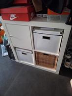 Kallax kast incl dozen zgan ikea, Huis en Inrichting, Ophalen, Zo goed als nieuw, 25 tot 50 cm, 50 tot 100 cm