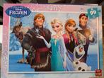 Frozen Puzzel - 99 stukjes, Ophalen, Meer dan 50 stukjes, Zo goed als nieuw, 4 tot 6 jaar
