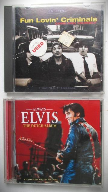 Elvis~the Dutch Album + Fun Lovin Criminals~CD beschikbaar voor biedingen