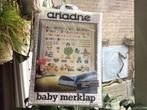 Merklap baby borduurpakket Ariadne Kraamkado, nostalgisch., Ophalen of Verzenden, Nieuw, Borduurpakket