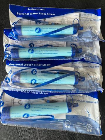 4x Waterfilter Straw - DeyliPrep beschikbaar voor biedingen