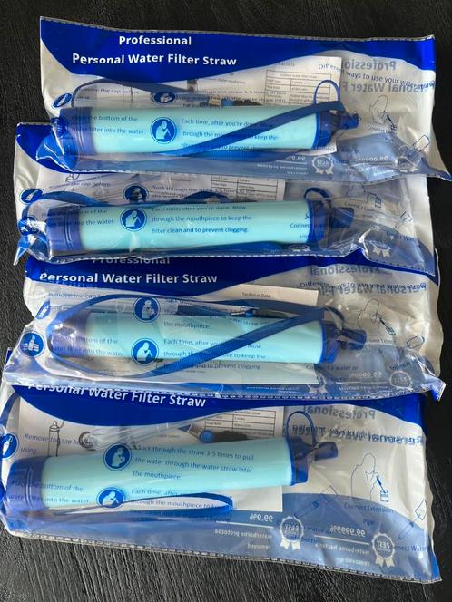 4x Waterfilter Straw - DeyliPrep, Huis en Inrichting, Keuken | Keukenbenodigdheden, Nieuw, Verzenden