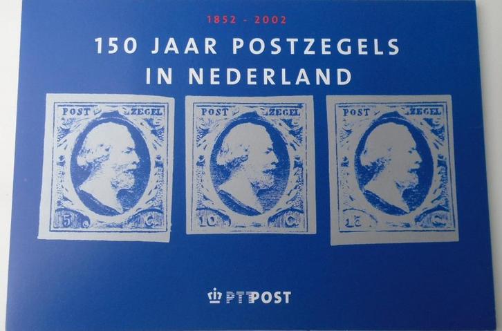 150 jaar Postzegels in Nederland 1852- 2002, Postzegels en Munten, Postzegels | Nederland, Gestempeld, Na 1940, Ophalen of Verzenden