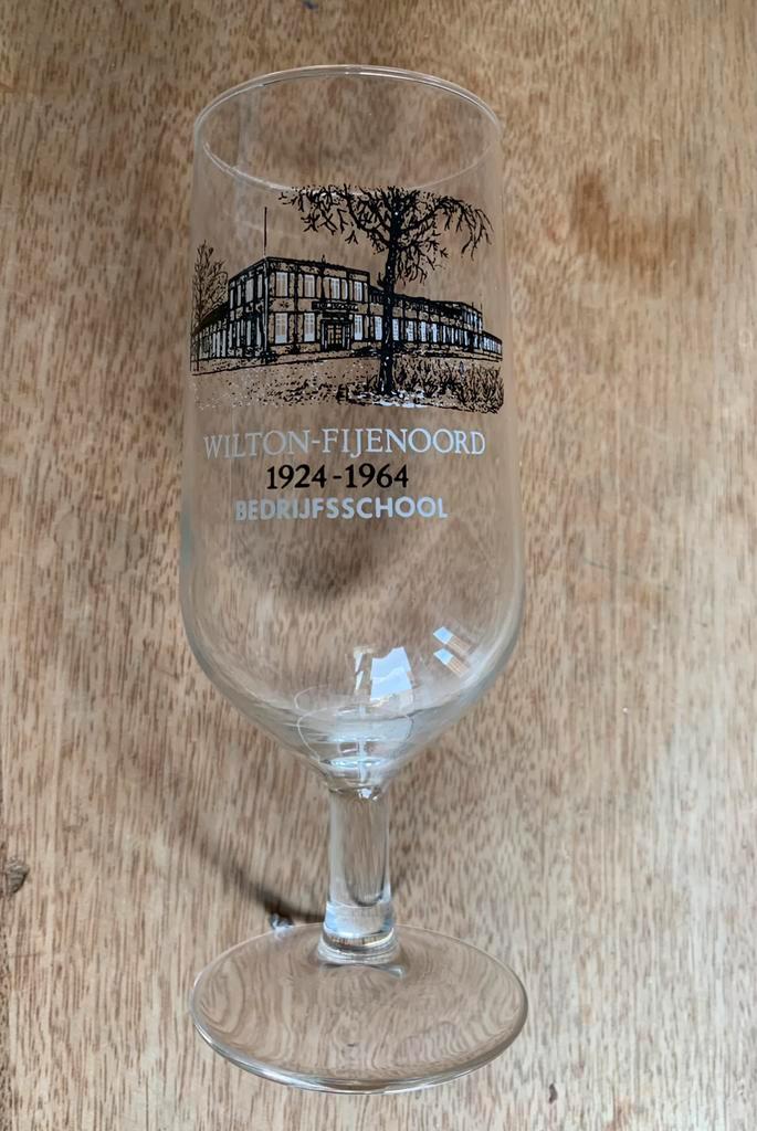 Wilton-Fijenoord 1924-1964 Bedrijfsschool Glas, Verzamelen, Scheepvaart, Ophalen of Verzenden