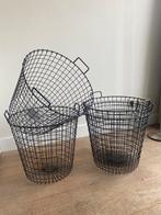 Stalen draadmanden / aardappelmanden, Overige materialen, Mand, Rond, Nieuw