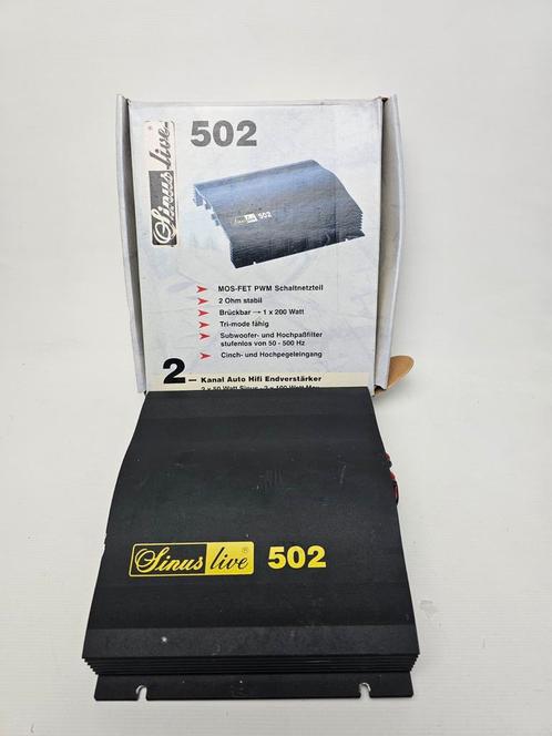 Sinus Live 502 Auto Hifi Eindversterker, Auto diversen, Autospeakers, Gebruikt, Ophalen of Verzenden