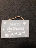 Nieuw houten wandbord / tekstbord - Kerstmis, Diversen, Kerst, Ophalen of Verzenden, Nieuw