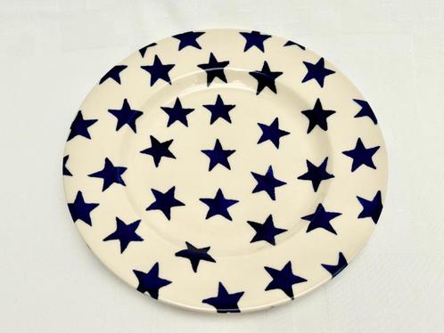 Emma Bridgewater - Blue Stars 1991, Huis en Inrichting, Keuken | Servies, Zo goed als nieuw, Bord(en), Aardewerk, Verzenden