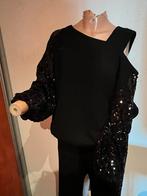 AMBIKA joggingpak met lovertjes maat m  origineel ZGAN, Maat 38/40 (M), G, Zwart, G